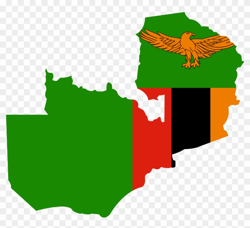 Zambiagraphic - Zambia Map And Flag #452902