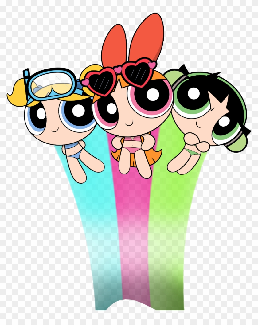 Cartoon Network Clipart Ppg - Powerpuff Girls Buttercup Baby Bib Cotton Velcro Fastener #453195