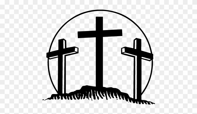 The Crucifixion - 3 Crosses On A Hill #453296