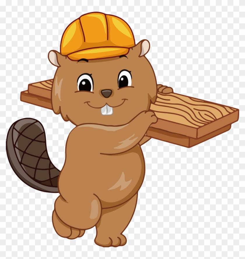 North American Beaver Royalty-free Clip Art - Рисунок Бобра #453576