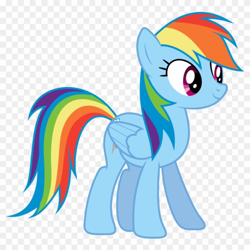 Rainbow Dash Standing By Djdavid98 - Rainbow Dash Vector Standing #453977