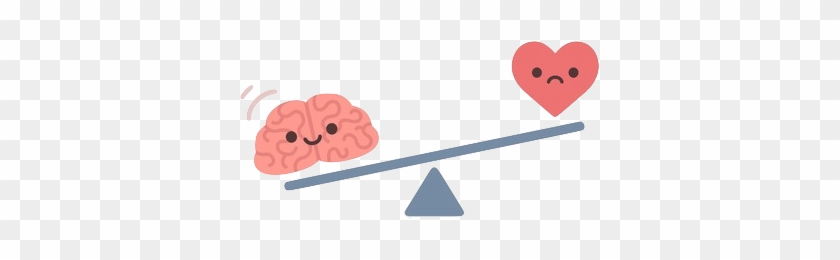 Notre Être Émotionnel, À Son Tour, Est Stimulé Et Motivé - Brain And Heart Background #454398