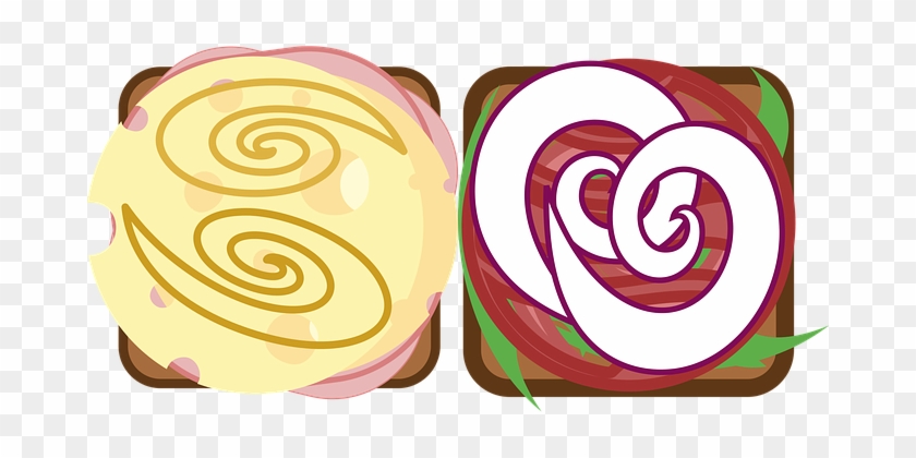 Graphic, Ham And Swiss, Sandwich, Food - Food #454746