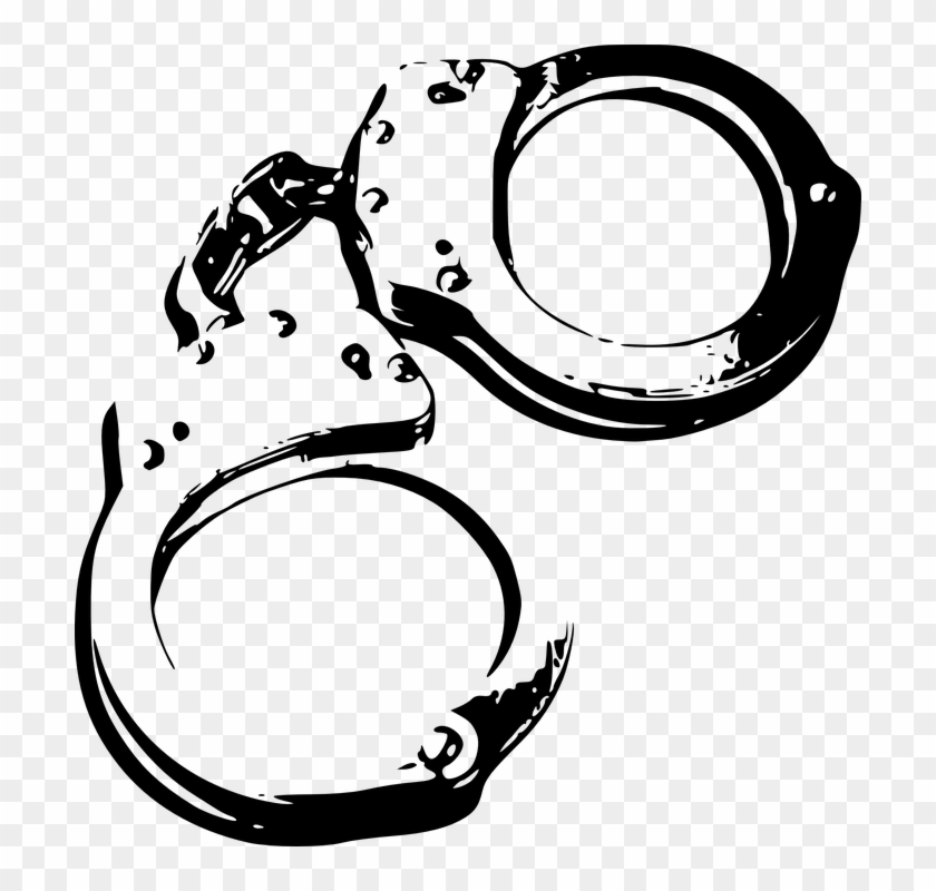Criminal Law Cliparts 7, - Handcuffs Clipart #455182