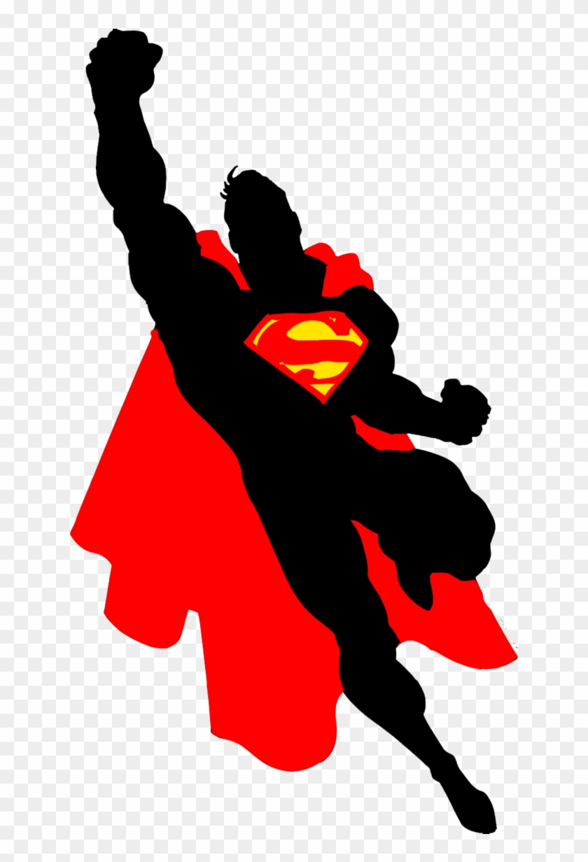Superman Pop Art By Dualityfreak - Superman Silhouette Png #455424