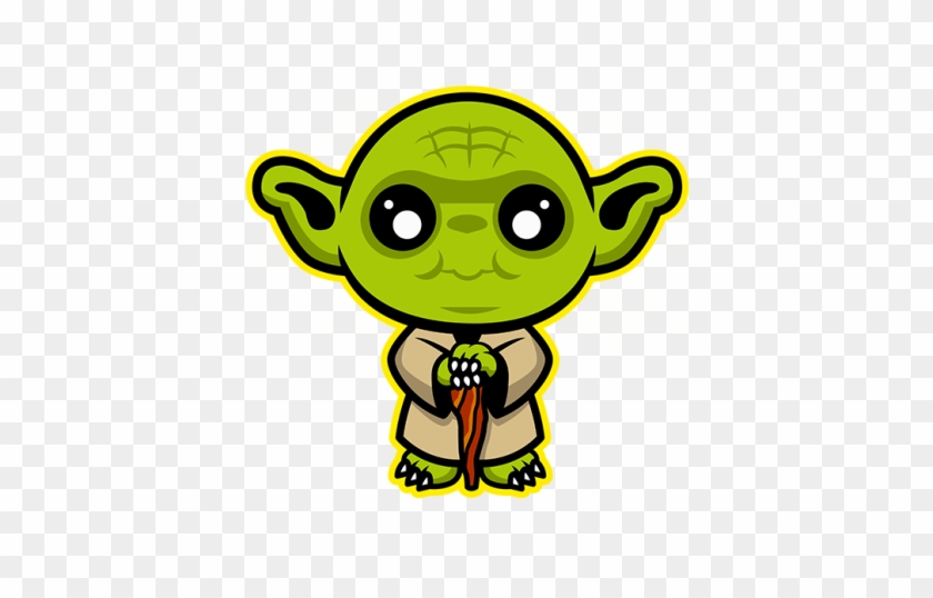 Camiseta Cute Yoda En Kmikze - Cute Yoda Clip Art #455639
