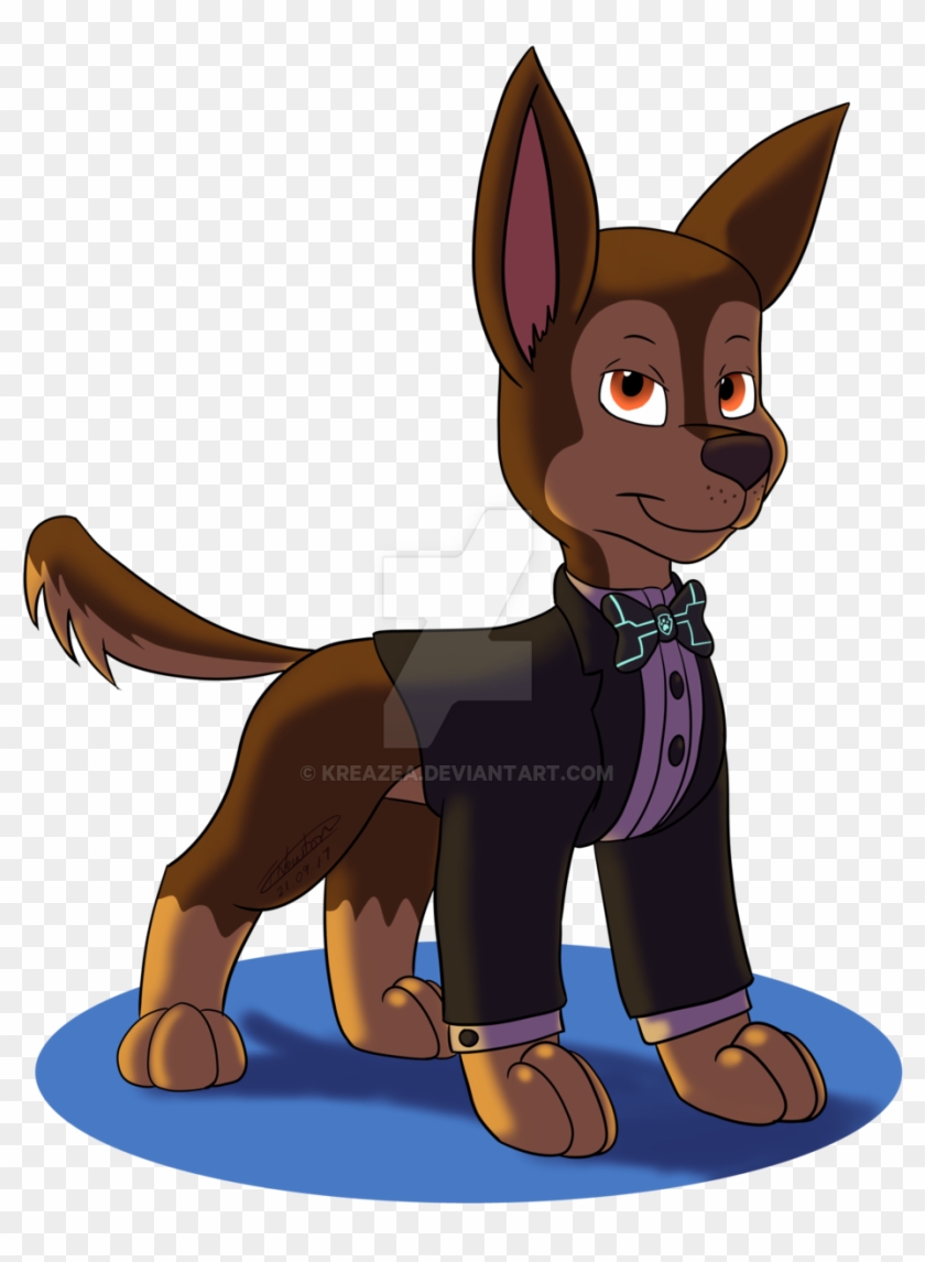 Chase In Tux Ver - Paw Patrol Chase The Werewolf #455800