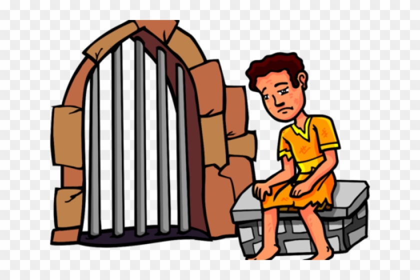 Trial Cliparts Clipartsjail - Joseph In Jail Clipart #456129
