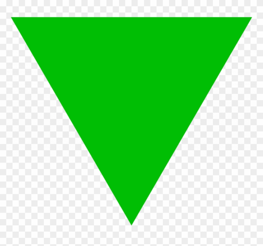 Green Triangle Clip Art Related Keywords Amp Suggestions - Green Upside Down Triangle #456214