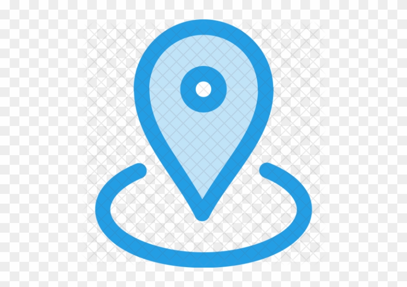 Police Station Map Pointer Icon Marker Gps Vector Image - Mpa Pin Icons Png Blue #457241