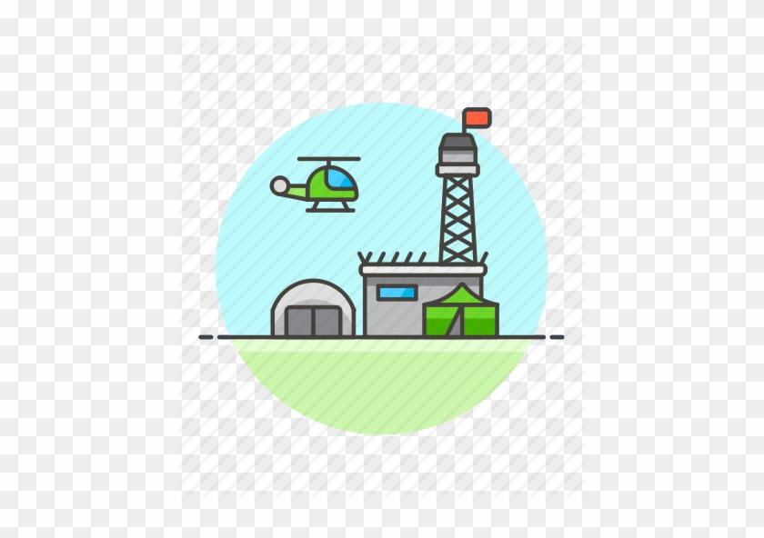 Military Base Icon, Png/ico Icons, 256x256, 128x128, - Icon #457508