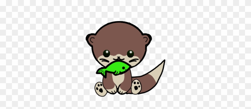 Résultats De Recherche D'images Pour « Otter Chibi - Cartoon Sea Otter Drawing #457568