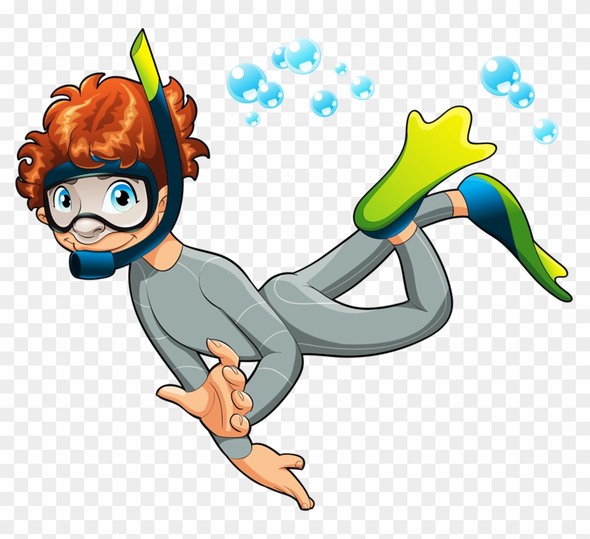 Patterns - Boy Swimming Moving Clipart #457747