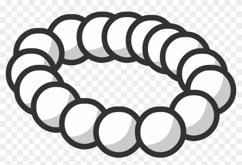 Pearl Necklace - Club Penguin Pearl Necklace #458160