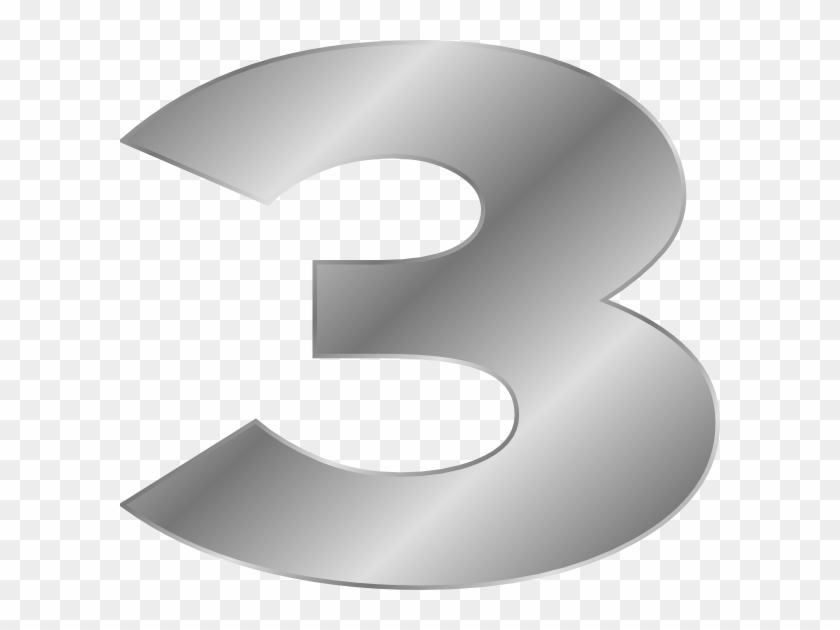 Number 3 Clip Art At Clker - Number 3 Png #458340