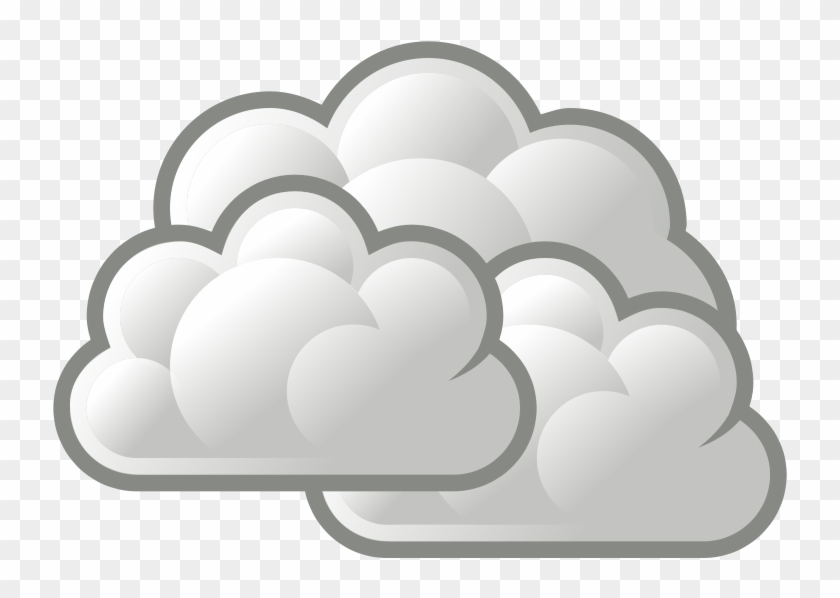 Cloudy Cliparts - Trabalenguas El Cielo Esta Encapotado #458364