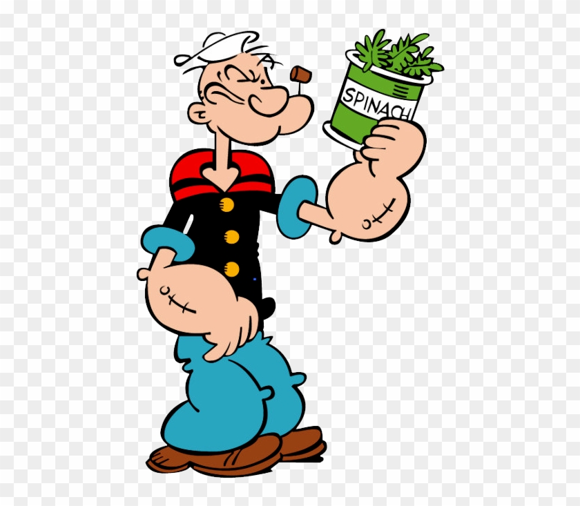 Popeye Em Png - Popeye The Sailor Man Hair #458464