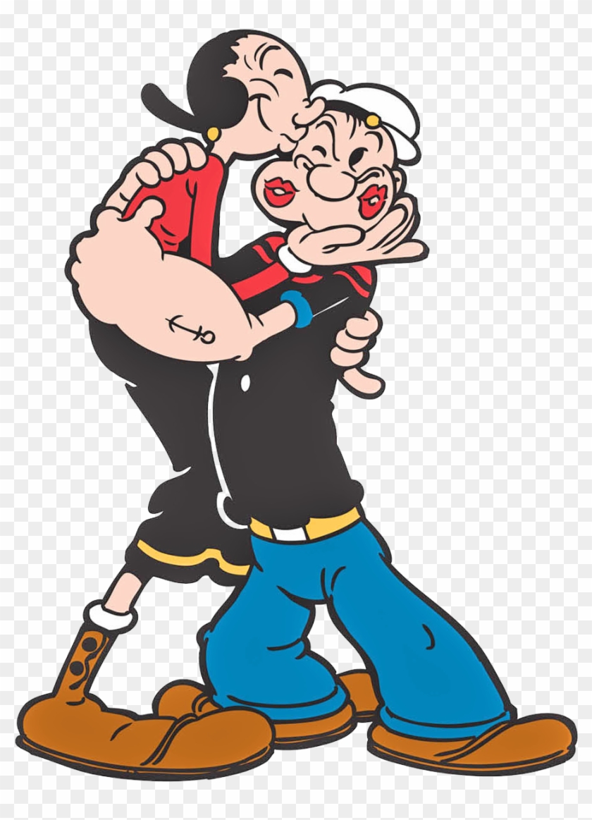 Popeye E Olivia Em Png - Popeye And Olive Oyl #458479