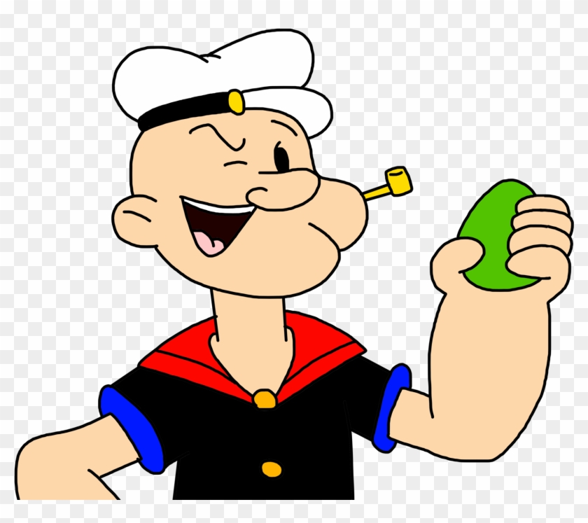 Popeye With Easter Egg - Popeye Png #458593