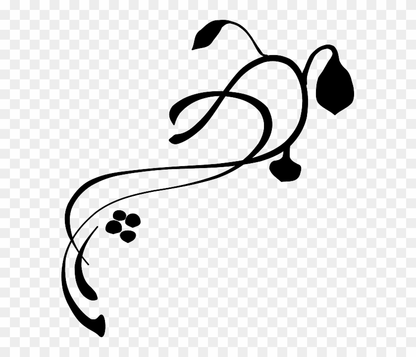 Drawing Black, Green, Celtic, Tribal, Simple, Outline, - Lines, Vines And Trying Times #458648