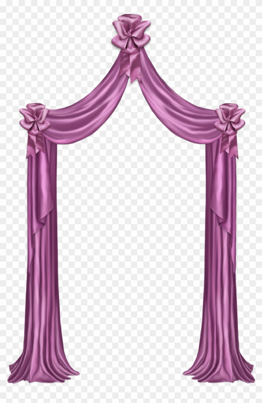 Curtain Clip Art - Blue Curtain Png #459286