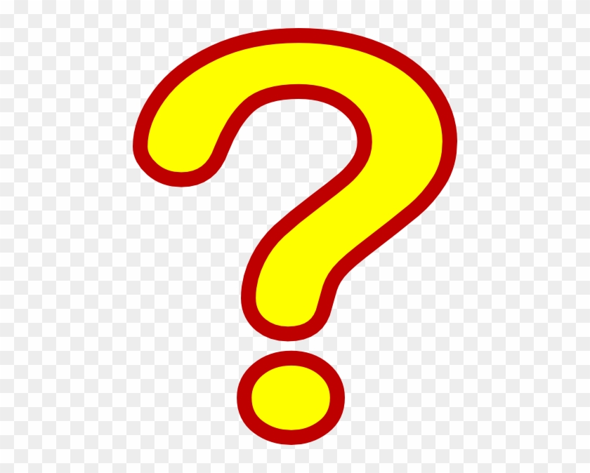 Smartness Question Mark Clipart Clip Art At Clker Com - Red And Yellow Question Mark #459424