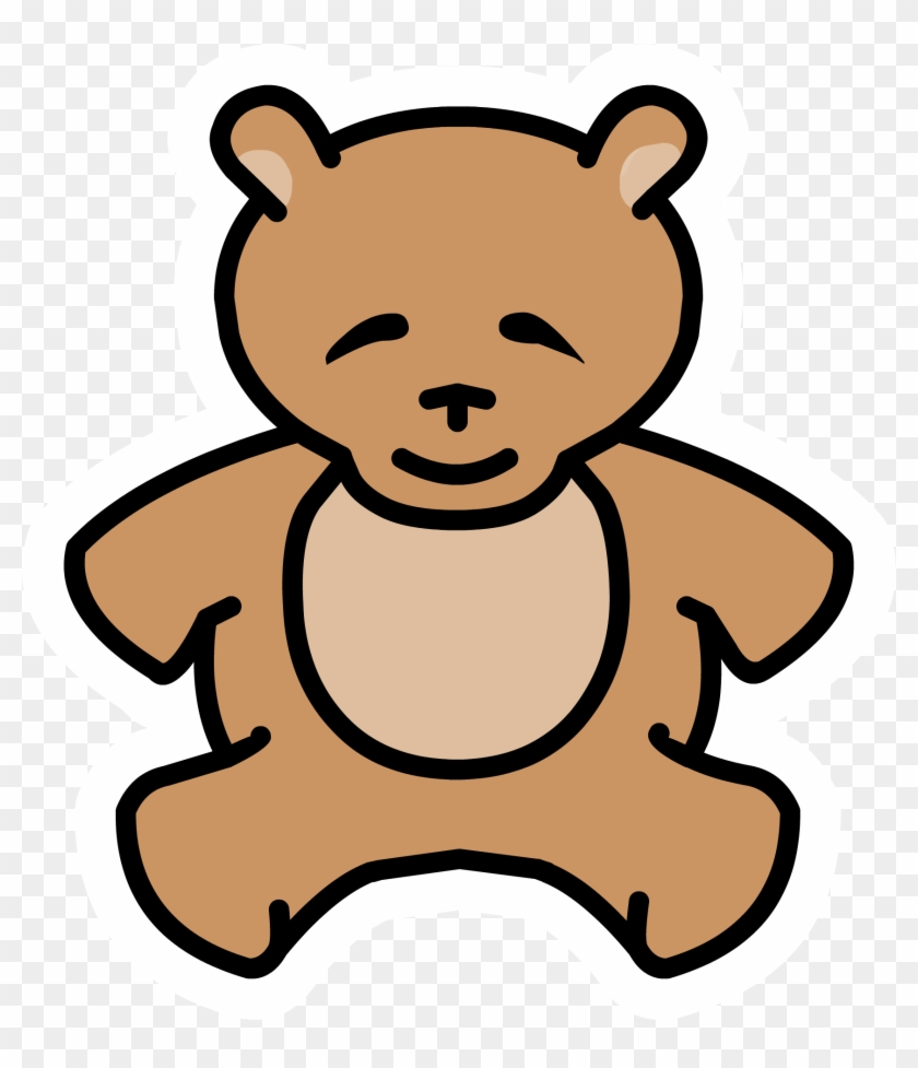 Teddy Bear Pin - Club Penguin Rare Pins #460168
